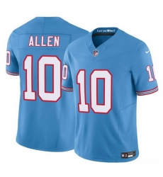 Men Tennessee Titans 10 Brandon Allen Blue 2025 F U S E  Throwback Vapor Limited Stitched Football Jersey Men Tennessee Titans 10 Brandon Allen Blue 2025 F U S E  Throwback Vapor Limited Stitched Football Jersey