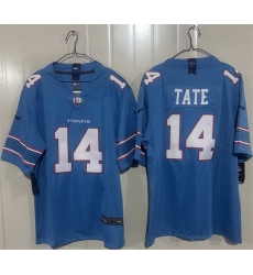 Men Tennessee Titans 14 Carnell Tate Light Blue 2026 Vapor Limited Stitched Football Jersey Men Tennessee Titans 14 Carnell Tate Light Blue 2026 Vapor Limited Stitched Football Jersey