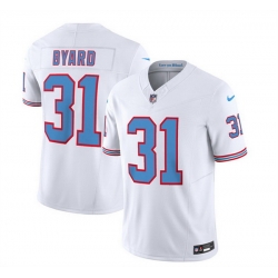 Men Tennessee Titans 31 Kevin Byard White 2023 F U S E  Vapor Limited Throwback Stitched Football Jersey