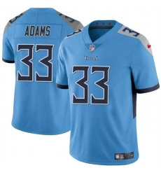 Men Tennessee Titans 33 Jamal Adams Blue Vapor Limited Stitched Football Jersey