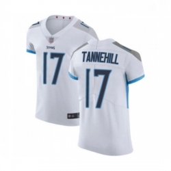 Mens Tennessee Titans 17 Ryan Tannehill White Vapor Untouchable Elite Player Football Jersey