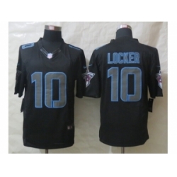 Nike Tennessee Titans 10 Locker Black Limited Impact NFL Jersey