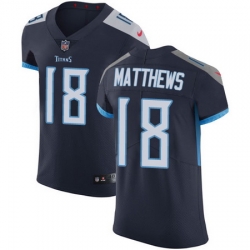 Nike Titans #18 Rishard Matthews Navy Blue Alternate Mens Stitched NFL Vapor Untouchable Elite Jersey