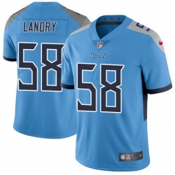 Nike Titans #58 Harold Landry Light Blue Team Color Mens Stitched NFL Vapor Untouchable Limited Jersey