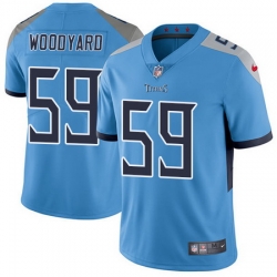 Nike Titans #59 Wesley Woodyard Light Blue Team Color Mens Stitched NFL Vapor Untouchable Limited Jersey