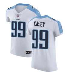 Nike Titans #99 Jurrell Casey White Mens Stitched NFL Vapor Untouchable Elite Jersey