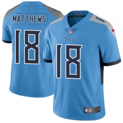 Nike Titans #18 Rishard Matthews Light Blue Team Color Youth Stitched NFL Vapor Untouchable Limited Jersey