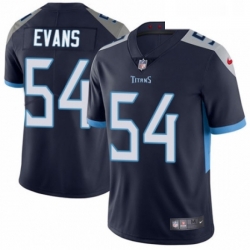 Youth Nike Tennessee Titans 54 Rashaan Evans Navy Blue Team Color Vapor Untouchable Limited Player NFL Jersey