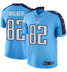 Youth Nike Tennessee Titans 82 Delanie Walker Limited Light Blue Rush Vapor Untouchable NFL Jersey