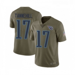 Youth Tennessee Titans 17 Ryan Tannehill Limited Olive Camo 2017 Salute to Service Football Jersey