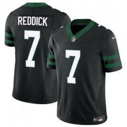 Men New York Jets 7 Haason Reddick Black 2024 F U S E Vapor Untouchable Limited Stitched Jersey