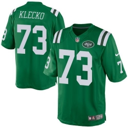 Nike Jets 73 Joe Klecko Green Mens Stitched NFL Elite Rush Jersey