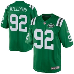 Nike Jets 92 Leonard Williams Green Mens Stitched NFL Elite Rush Jersey