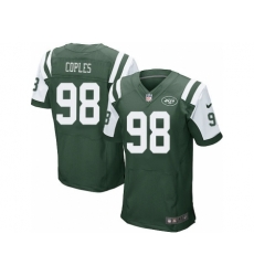 Nike New York Jets 98 Quinton Coples Green Elite NFL Jersey