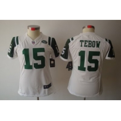 Nike Womens New York Jets #15 Tebow White Color[NIKE LIMITED Jersey]