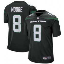 Youth New York Jets Elijah Moore #8 Black Vapor Limited Stitched Football Jersey