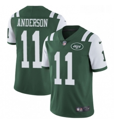 Youth Nike New York Jets 11 Robby Anderson Elite Green Team Color NFL Jersey