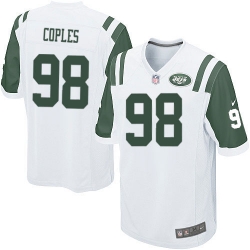 Youth Nike New York Jets #98 Quinton Coples Elite White NFL Jersey