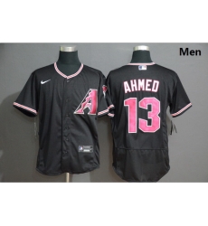 Diamondbacks 13 Nick Ahmed Black Nike Flexbase Jersey