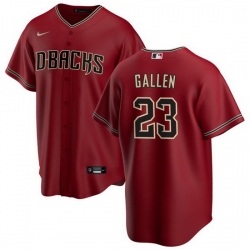 Men Arizona Diamondbacks 23 Zac Gallen Red Cool Base Stitched Baseball Jersey