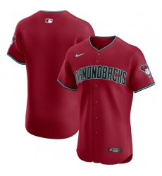 Men Arizona Diamondbacks Blank Red Flex Base Stitched Jersey