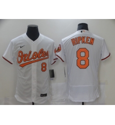 Baltimore Orioles 8 Cal Ripken Jr White Nike Flexbase Jersey