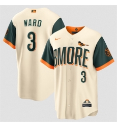 Men Baltimore Orioles  3 Taylor Ward Natural 2026 City Connect Stadium Stitched Baseball Jersey