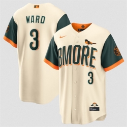Men Baltimore Orioles  3 Taylor Ward Natural 2026 City Connect Stadium Stitched Baseball Jersey