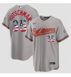 Men Baltimore Orioles 35 Adley Rutschman Grey USA 250 Fourth of July Home Stitched Baseball Jersey Men Baltimore Orioles 35 Adley Rutschman Grey USA 250 Fourth of July Home Stitched Baseball Jersey