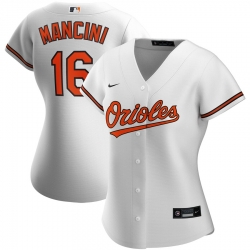 Baltimore Orioles 16 Trey Mancini Nike Women Home 2020 MLB Player Jersey White