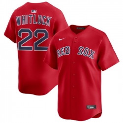 Men Boston Red Sox Nike Home Limited Jersey Red Whitlock Garrett 22