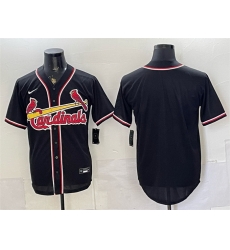 Men St Louis Cardinals Blank 2026 Fashion Replica Black Out Stitched Baseball Jersey Men St Louis Cardinals Blank 2026 Fashion Replica Black Out Stitched Baseball Jersey