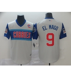 Cubs 9 Javier Baez El Mago Gray 2019 MLB Little League Classic Player Jersey