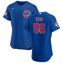 Men Chicago Cubs 56 Kyle Ryan Men Nike Royal Alternate 2020 Flex Base Player Jersey