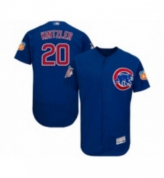 Mens Chicago Cubs 20 Brandon Kintzler Royal Blue Alternate Flex Base Authentic Collection Baseball Jersey