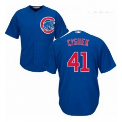 Youth Majestic Chicago Cubs 41 Steve Cishek Replica Royal Blue Alternate Cool Base MLB Jersey 