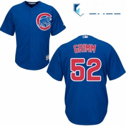 Youth Majestic Chicago Cubs 52 Justin Grimm Replica Royal Blue Alternate Cool Base MLB Jersey