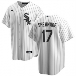 Men Chicago White Sox 17 Braden Shewmake White Cool Base Stitched Jersey