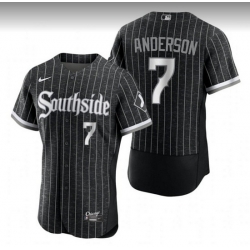 Men Chicago White Sox 7 Tim Anderson City Connect Flex Base Stitched Jerse