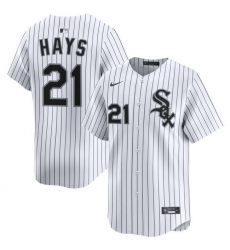 Men Chicago White Sox Nike Home Limited Jersey White Hays Austin 21