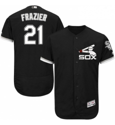 Mens Majestic Chicago White Sox 53 Welington Castillo Black Alternate Flex Base Authentic Collection 2018 World Series Jersey