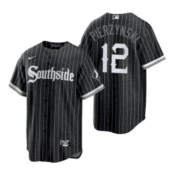 Youth Chicago White Sox Southside AJ Pierzynski Black Replica Jersey