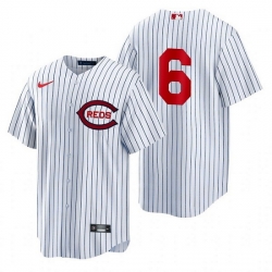 Men Cincinnati Reds 6 Jonathan India 2022 White Field Of Dreams Stitched Baseball Jersey