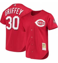 Men Ken Griffey Jr. Cincinnati Reds #30 Mitchell & Ness Fashion Cooperstown Jersey