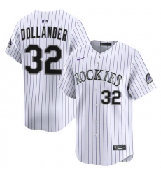 Men Colorado Rockies Nike White Alternate Limited Jersey QUINTANA 62