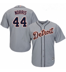 Youth Majestic Detroit Tigers 44 Daniel Norris Replica Grey Road Cool Base MLB Jersey