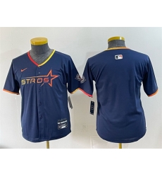 Youth Houston Astros Blank Navy 2025 City Connect Limited Stitched Baseball Jersey Youth Houston Astros Blank Navy 2025 City Connect Limited Stitched Baseball Jersey