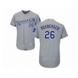 Mens Kansas City Royals 26 Brad Boxberger Grey Road Flex Base Authentic Collection Baseball Jersey Mens Kansas City Royals 26 Brad Boxberger Grey Road Flex Base Authentic Collection Baseball Jersey