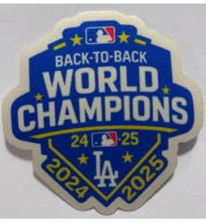 Dodgers Blue Back To Back World Champions Patch Biaog