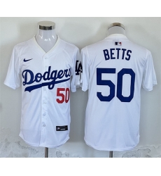 Men Los Angeles Dodgers 50 Mookie Betts White Home Limited Stitched Baseball Jersey Men Los Angeles Dodgers 50 Mookie Betts White Home Limited Stitched Baseball Jersey